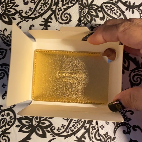 Coach Jewelry - Coach metal ID card wallet